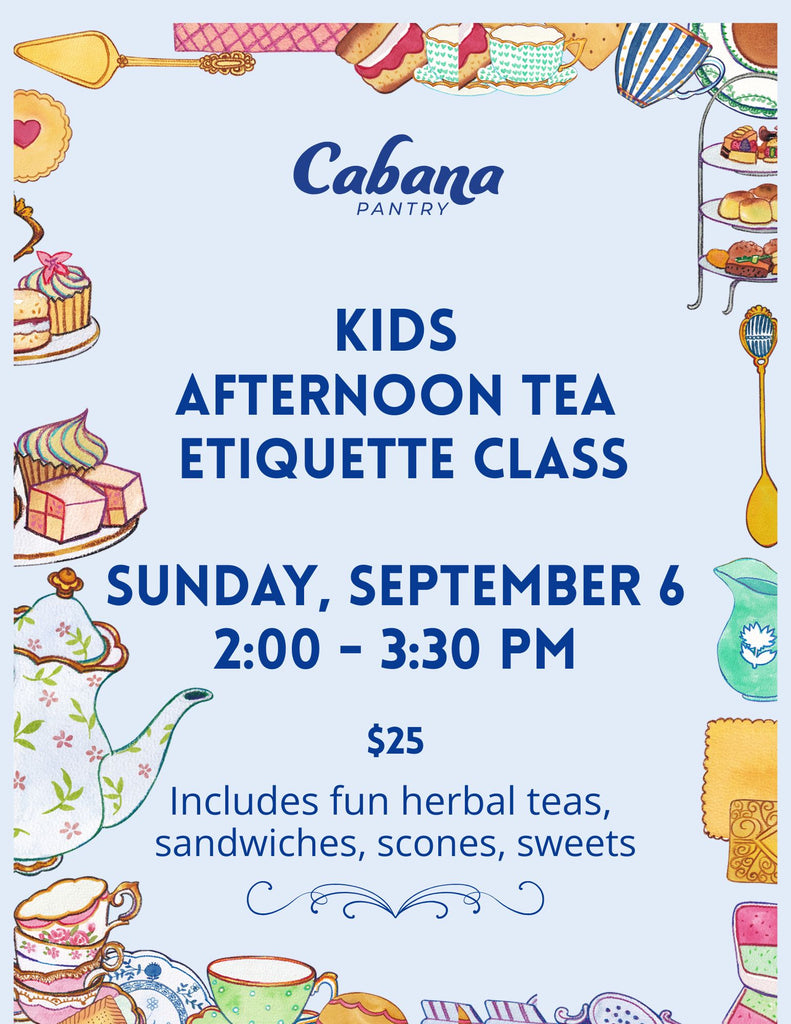 Kids Afternoon Tea & Etiquette Class