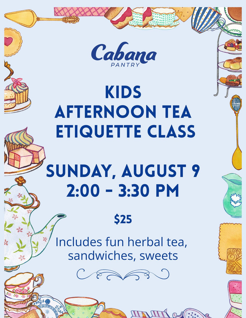 Kids Afternoon Tea & Etiquette Class